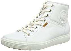 Ecco Damen SOFT7W High-Top, WeiÃŸ (White 1007), 43 EU von ECCO