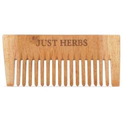 Green Velly Herbs Handmade Wooden Neem Comb for Hair Growth and Hairfall Control for Men & Women von ECH