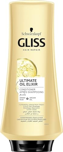 Green Velly Schwrzkopf Gliss Hair Repair Conditioner Ultimate Oil Elixir (400ml) von ECH