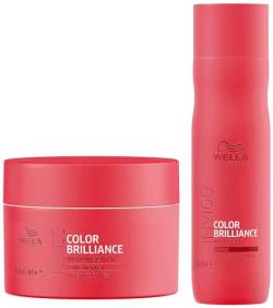 Green Velly Wela Professionals INVIGO COLOR BRILLIANCE Mask for fine/normal hair 150ml and Shampoo for fine/normal hair, 250ml von ECH