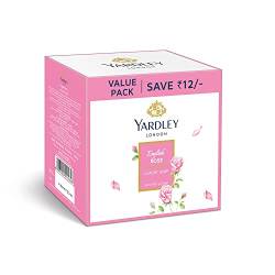 Green Velly Yardly London English Rose Luxury Soap| Daily Bathing Soap For Women| Luxury Soap With Creamy Lather| 90% Naturally Derived| 100g Each (Pack of 3) von ECH