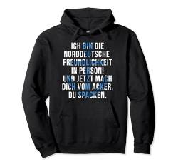 Norddeutsche Freundlichkeit Outfit Norden Anker Sprüche Pullover Hoodie von ECHT NORDDEUTSCH | Mode & Accessoires