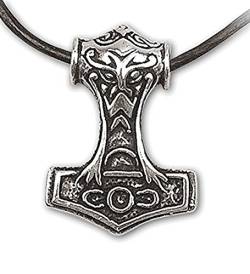 Anhänger großer Thor Hammer Silber aus Silber etNox von ECHT