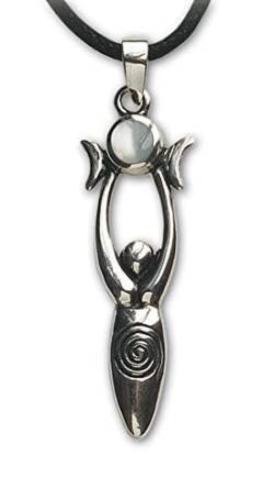 etNox Anhänger Mondgöttin Circe Amulett Silber von ECHT