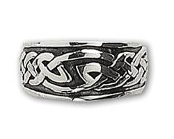 etNox-Ring ''Keltischer Knoten'' 925 Silber XL (R155L), Ringgrösse:52 von ECHT