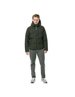 ECOALF Herren Bazonalf, Kapuze, Füllung aus recyceltem Polyester, bequem und leicht, Herrenjacke, Größe L, Waldgrün, Large von ECOALF