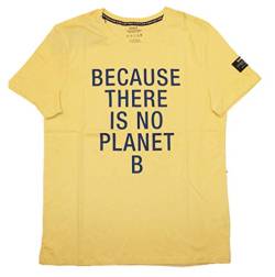 ECOALF Rundhals T-Shirt Natal mit Fronttext Yellow 201 (M) von ECOALF