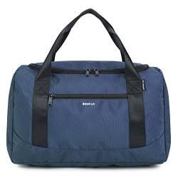 ECOHUB 20L Handgepäck Tasche, für Ryanair handgepäck 40x20x25, Faltbare Reisetasche Handgepäck Flugzeug, Wasserabweisend Sporttasche Klein, Weekender Tasche Herren Damen(Blau) von ECOHUB