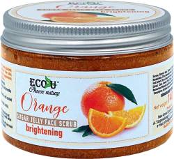 Aufhellende Orange Sugar Jelly Gesichtspeeling, 140 g von ECOU