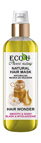 Natura Oils Haarmaske für glattes und glänzendes Haar, 125 ml von ECOU