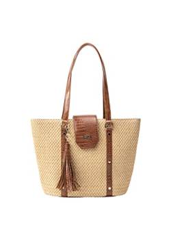 ECY Women's Shopper Bag, Kamel BEIGE von ECY