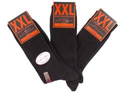 EDA 6 Paar XXL Herren Socken Gr. 47-52 mit Elasthan (70010) von EDA