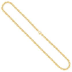 EDELIND Goldkette, Ankerkette diamantiert Gelbgold 333/8 K, Länge 55 cm, Breite 3.8 mm, Gewicht ca. 34.5 g., NEU von EDELIND