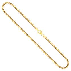 EDELIND Goldkette, Schlangenkette Gelbgold 585/14 K, Länge 45 cm, Breite 2.4 mm, Gewicht ca. 12.5 g., NEU von EDELIND