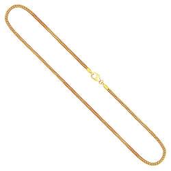 EDELIND Goldkette Damen Herren 333 Gold 1.9 mm Länge 42cm Schlangenkette Gelbgold Kette Echt Gold Halskette mit Schmuck Geschenk Box Made in Germany von EDELIND