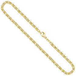 EDELIND Königskette Gold - Echtgold 333, Kette 3,2 mm mit Stempel, Gelbgold Halskette aus Deutschland, Herren Goldkette mit Karabinerverschluss, Länge 50 cm, Gewicht ca, 31,1 g, von EDELIND