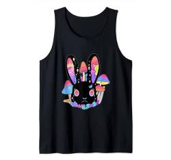 Mushroom Bunny Trippy EDM Festival Tank Top von EDM DJ Festival Outfit für Männer und Frauen