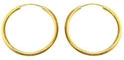 9 Karat (375) Gold Damen - Paar Creolen - 16mm WJS3858 von EDS Jewels