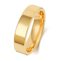 EDS Jewels 18 Karat (750) Gold 5mm Flach Court Form Herren/Damen - Trauring/Ehering/Hochzeitsring WJS1516918KY von EDS Jewels