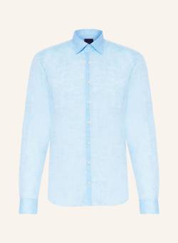 Eduard Dressler Hemd Shaped Fit blau von EDUARD DRESSLER