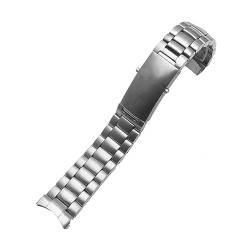 EDVENA Herren 20mm22mm Uhrenzubehör Edelstahlarmband Kompatibel Mit Omega 007 Seamaster Planet Ocean 300m Sportarmband Armband Gürtel (Color : 3Beads-Silvery, Size : 22mm NO Logo) von EDVENA