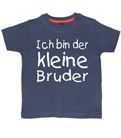 Baby & Kleinkind Marine T-Shirt 62-68 'ICH Bin DER KLEINE Bruder' von EDWARD SINCLAIR