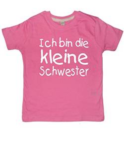 Baby & Kleinkind Rosa T-Shirt 62-68 'ICH Bin DIE KLEINE Schwester' von EDWARD SINCLAIR