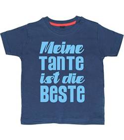 Baby & Kleinkind T-shirt Marine 98-104 'MEINE TANTE IST DIE BESTE' von EDWARD SINCLAIR
