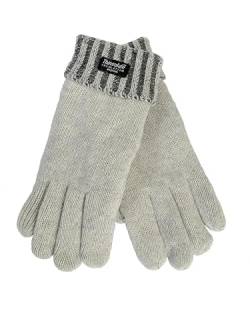 EEM Damen Strickhandschuhe, weiche Wolle, Thinsulate Thermofutter grau/anthrazit L/XL von EEM Fashion