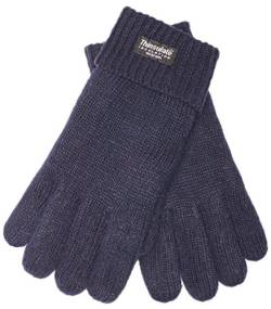 EEM Men's Knitted Gloves LASSE with Thinsulate thermal lining, 100% wool, navy L von EEM Fashion