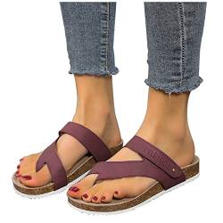 EEUK Hallux valgus schuhe damen orthopädisch Damen Zehentrenner Flach Plattform Big Toe Hallux Valgus Sandalen Bunion Splints Sommersandalen Strandsandalen für die Behandlung von EEUK