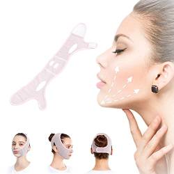 2023 Neuer Doppelkinn-Reduzierer,Wiederverwendbare V-Line-Lifting-Maske,Gesichts-Schlankheitsgurt für Frauen (1 Pc) von EFRANO