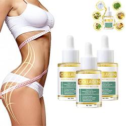 Beauty Women Kollagen-Lifting-Körperöl, Anti-Aging-Collagen Serum, Hautpflegendes Körperöl, Kollagen-Kompakt-Körperöl, Reduziert feine Linien und Falten (3 Pcs) von EFRANO