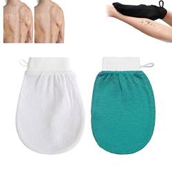 Cheekyglo Skin Peeling-Handschuh, Dusch-Körper-Schrubb Handschuh, Tiefenpeeling-Handschuh für Körper Männer Frauen (2 Pcs-A) von EFRANO