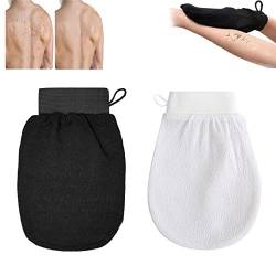 Cheekyglo Skin Peeling-Handschuh, Dusch-Körper-Schrubb Handschuh, Tiefenpeeling-Handschuh für Körper Männer Frauen (2 Pcs-D) von EFRANO