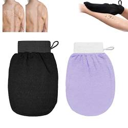 Cheekyglo Skin Peeling-Handschuh, Dusch-Körper-Schrubb Handschuh, Tiefenpeeling-Handschuh für Körper Männer Frauen (2 Pcs-F) von EFRANO