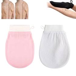 Cheekyglo Skin Peeling-Handschuh, Dusch-Körper-Schrubb Handschuh, Tiefenpeeling-Handschuh für Körper Männer Frauen (2 Pcs-I) von EFRANO
