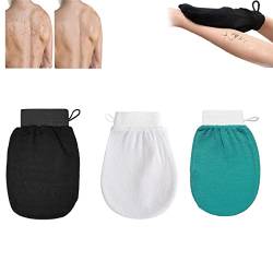 Cheekyglo Skin Peeling-Handschuh, Dusch-Körper-Schrubb Handschuh, Tiefenpeeling-Handschuh für Körper Männer Frauen (3 Pcs-H) von EFRANO