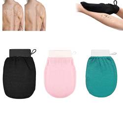 Cheekyglo Skin Peeling-Handschuh, Dusch-Körper-Schrubb Handschuh, Tiefenpeeling-Handschuh für Körper Männer Frauen (3 Pcs-K) von EFRANO