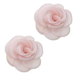 EGLUCK 1 paar Abnehmbare Rose Blume Schuh Clips Frauen Abnehmbare Tuch Blume Charms Hochzeit Schuh Schnallen High Heels Ornamente von EGLUCK