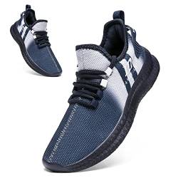 EGMPDA Schuhe Herren Sneaker Laufschuhe Herren Sportschuhe Tennisschuhe Schuhelaufschuhe Turnschuhe Joggingschuhe Freizeit Straßenlaufschuhe Blau 41 EU von EGMPDA