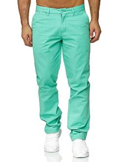 EGOMAXX Herren Chino Hose Jeans Stoff Hose Baumwolle Regular Fit Basic Design, Größen:30W, Farben:Dunkelgrün von EGOMAXX