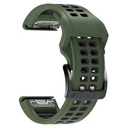 EGSDSE 22 mm Silikon-Uhrenarmband für Garmin Epix Armband Approach S60 S62, Uhrenarmband für Garmin Instinct/MARQ Correa, For Marq, Achat von EGSDSE