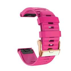 EGSDSE Smartwatch-Armband für Garmin Fenix 7S 7 7X 6 6S 6XPro 5X 5 5SPlus 3HR 935 Enduro Schnellverschluss-Armband aus Silikon, 20 / 22 / 26 mm, 20mm Fenix 5S 6SPro, Achat von EGSDSE