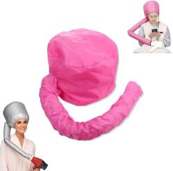 Attachment für Haartrockner Motorhauben Haartrockneraufsatz Helm-Trocknung Kappe Salon Hair Dryer Hood Bonnet Trockenhauben mit Gummiband für Frauen Mädchen Nass Dick Haar (C) von EHOTER