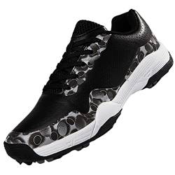 EHQZN Damen Golfschuhe Atmungsaktiv Golfschuhe Damen Spikeless Golf Training Sport Sneaker, schwarz, 40.5 EU von EHQZN