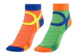 Eightsox Sport Color Edition 2er Pack Socken lang Füßlinge Sportsocken von EIGHT SOX