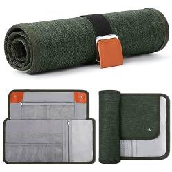 EIMMBD Kulturbeutel für Männer, Reise-Kulturbeutel, Reise-Essentials, Roll-Organizer, Herren-Kulturtaschen für Reisen, Grün (Army Green), modisch von EIMMBD