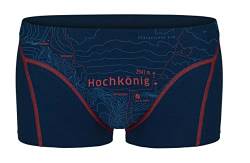 EIN SCHÖNER FLECK ERDE. Herren Boxershorts - Shorts, Print, Bio-Baumwolle Hochkönig (Tiefblau) XL von EIN SCHÖNER FLECK ERDE.