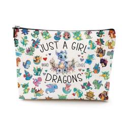 EIXU Kosmetiktasche 01-12, GirlDragons, 10*9*2 inches von EIXU